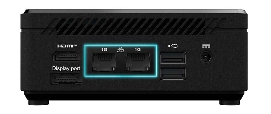MSI Cubi N ADL-072XEU Processor N200 4GB DDR4 128GB SSD DOS Siyah Mini PC 