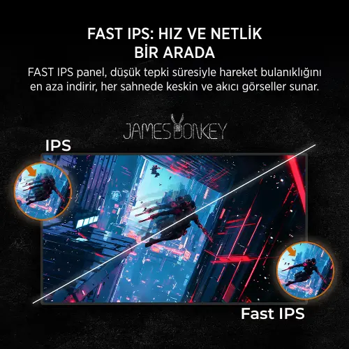 James Donkey Epic Q40 27″ 180Hz 0.5Ms QHD Fast IPS Gaming Monitör (Sıfır Ölü Piksel Garantili)