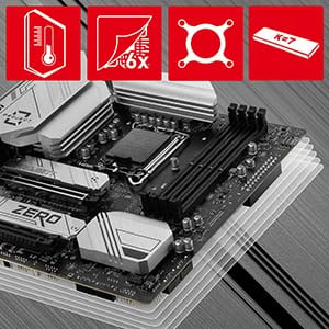 MSI B760M Project Zero Intel LGA1700 DDR5 MATx  Anakart