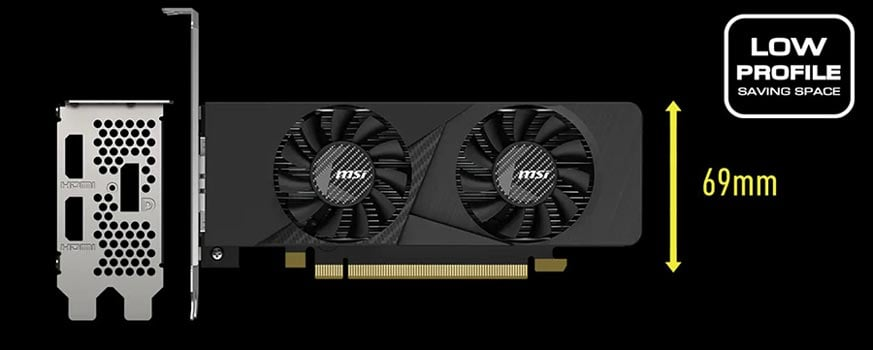 MSI GeForce RTX 3050 LP 6G OC Gaming (Oyuncu) Ekran Kartı