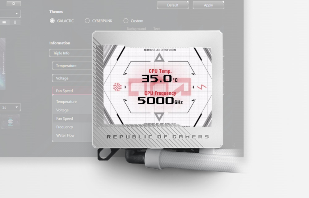 ASUS ROG Ryujin III 240 Oled LCD AURA SYNC RGB 240mm İşlemci Sıvı Soğutucu