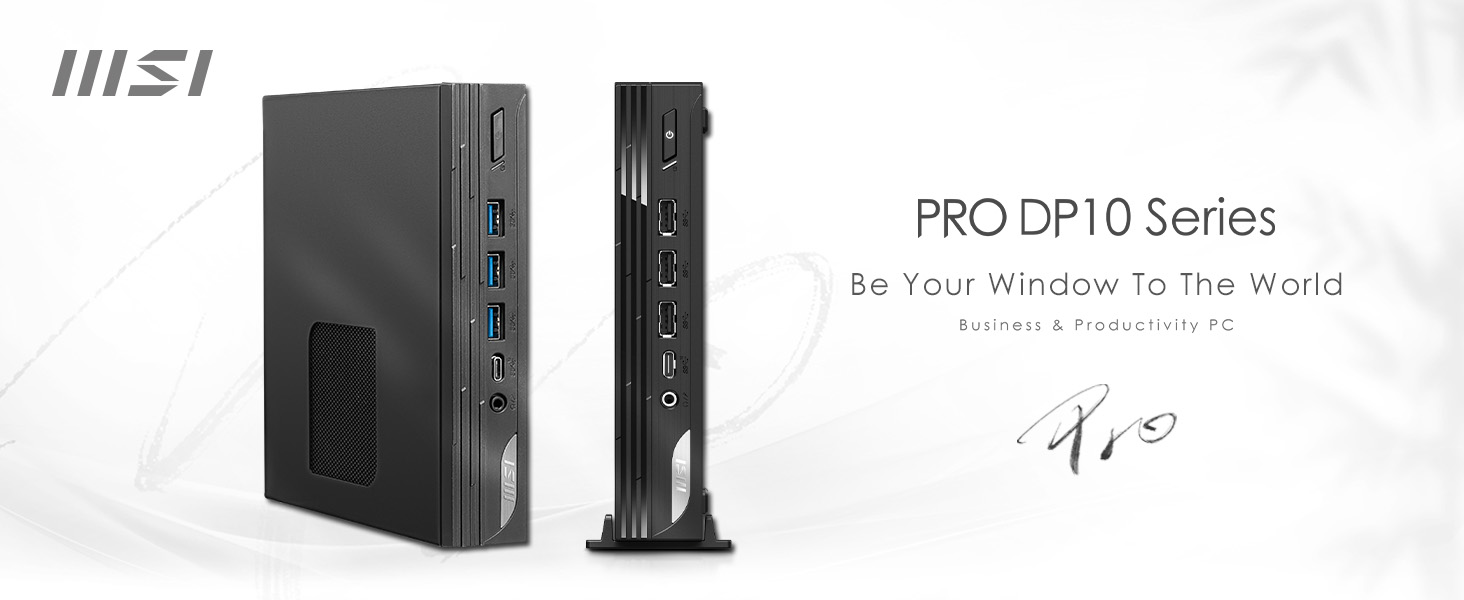 MSI Pro DP10 13M-002EU Intel Core i5-1340P 8GB 512GB SSD Win11 Pro Siyah Mini PC