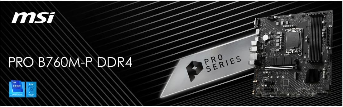 MSI PRO B760M-P DDR4 Gaming Anakart