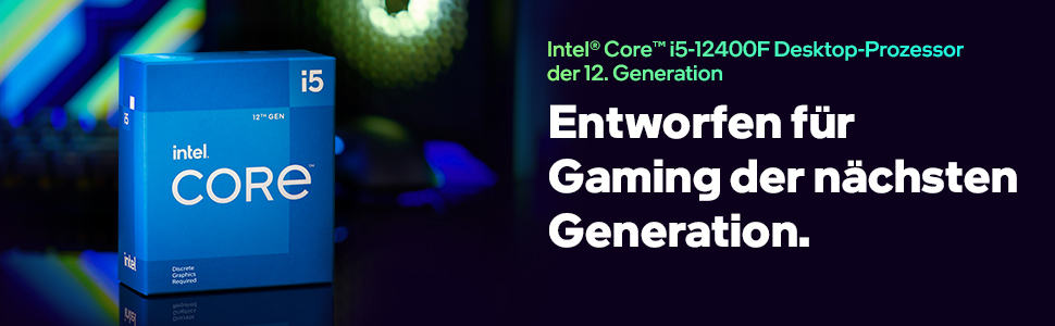 Intel Core i5-12400F 2.50GHz 6 Çekirdek 18MB L3 Önbellek Soket 1700 İşlemci