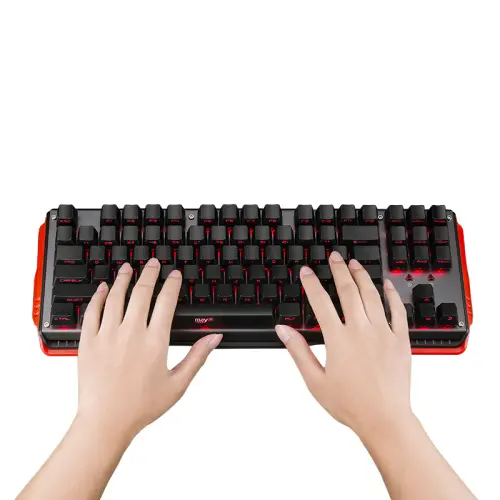 James Donkey 619 Mekanik Aydınlatmalı Black Switch USB Gaming Klavye