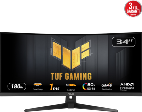 ASUS VG34VQ3B 34″ 1ms 180Hz WQHD VA Gaming (Oyuncu) Monitör