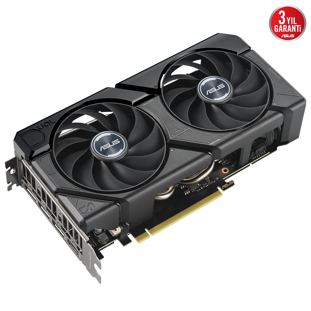 ASUS Dual GeForce RTX 4070 OC DUAL-RTX4070-O12G-EVO GDDR6X 192Bit DX12 DLSS 3 Gaming (Oyuncu) Ekran Kartı
