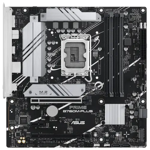 ASUS PRIME B760M-PLUS B760 Soket 1700 DDR5 7200(OC)Mhz mATX Gaming (Oyuncu) Anakart