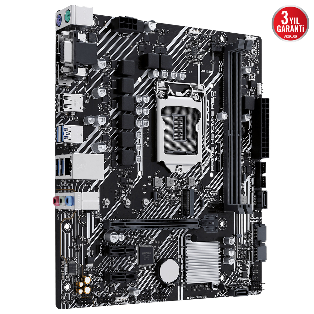 ASUS Prime H510M-E R2.0 Intel H470 Soket 1200 DDR4 3200 mATX Gaming (Oyuncu) Anakart