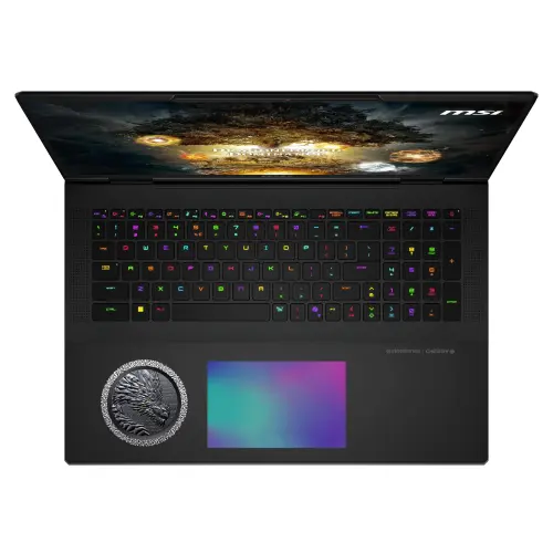 MSI Titan 18 HX Dragon Edition Norse Myth A2XWJG-272TR Intel Core Ultra 9 285HX 96GB DDR5 6TB SSD 24GB RTX5090 GDDR7 18″ 4K UHD+ 120Hz Mini LED W11 Pro Gaming (Oyuncu) Notebook
