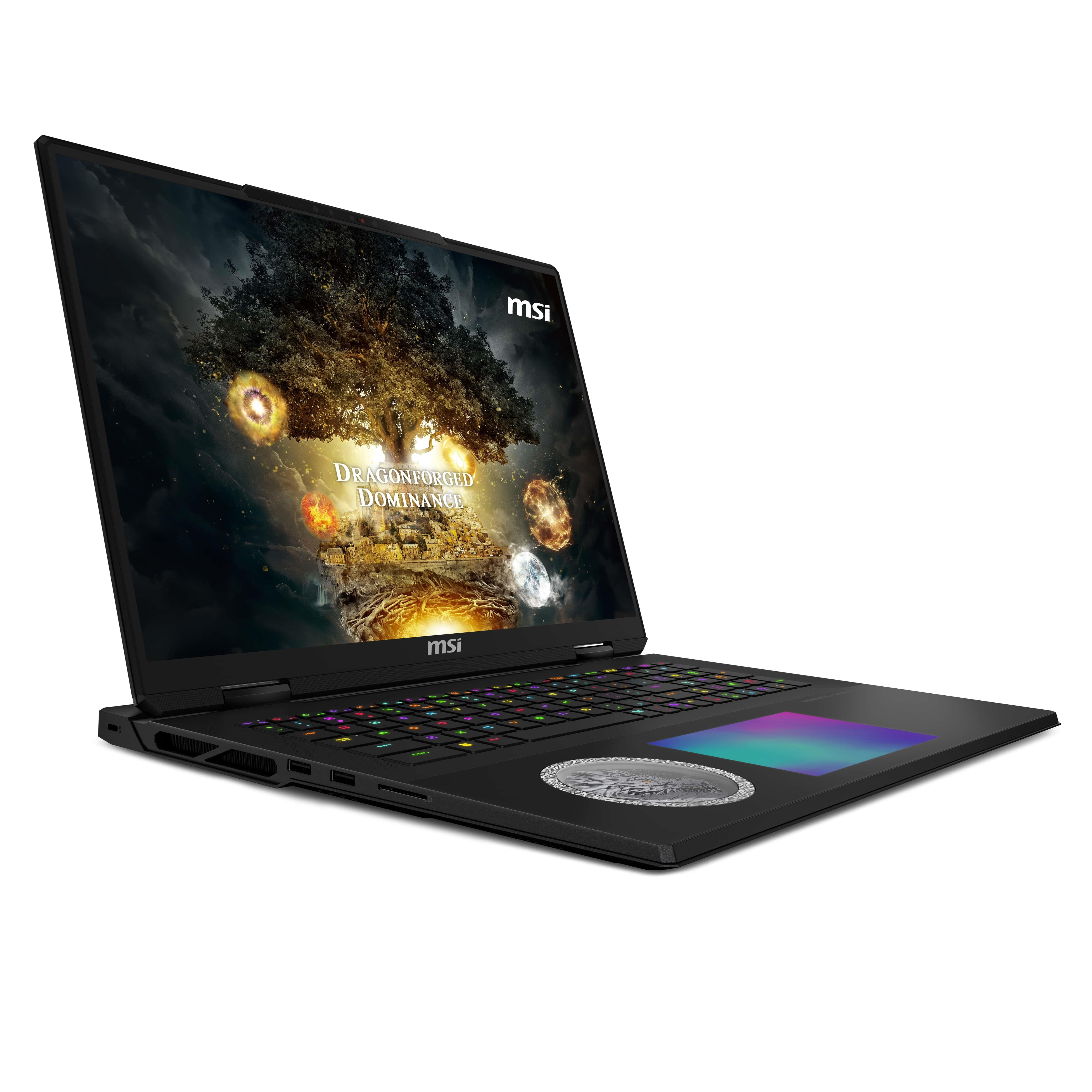 MSI Titan 18 HX Dragon Edition Norse Myth A2XWJG-272TR Intel Core Ultra 9 285HX 96GB DDR5 6TB SSD 24GB RTX5090 GDDR7 18″ 4K UHD+ 120Hz Mini LED W11 Pro Gaming (Oyuncu) Notebook