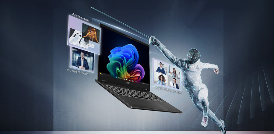MSI Prestige 14 AI+ EVO C2VMG-012TR ULTRA 7 258V 32GB LPDDR5X UMA 1TB SSD 14″ OLED Winwos11 Gri Notebook  