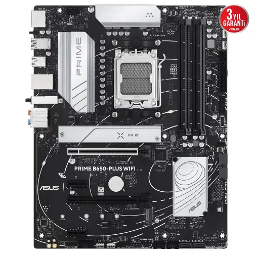 ASUS Prime B650-Plus Gaming WIFI AMD B650 Soket AM5 DDR5 7600(OC)MHz ATX Gaming (Oyuncu) Anakart