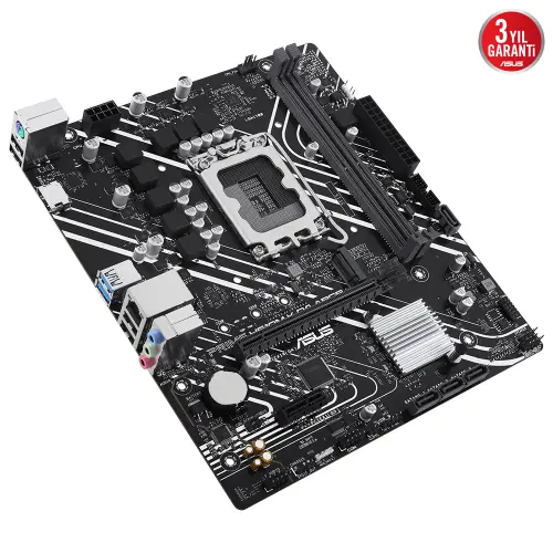 ASUS PRIME H610M-K D4 ARGB Intel H610 Soket 1700 DDR4 3200MHz mATX Gaming (Oyuncu) Anakart