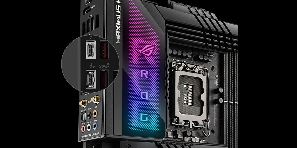 ASUS ROG Maximus Z790 Hero BTF Intel Z790 Soket LGA1700 DDR5 8000(OC)MHz ATX Gaming Anakart 