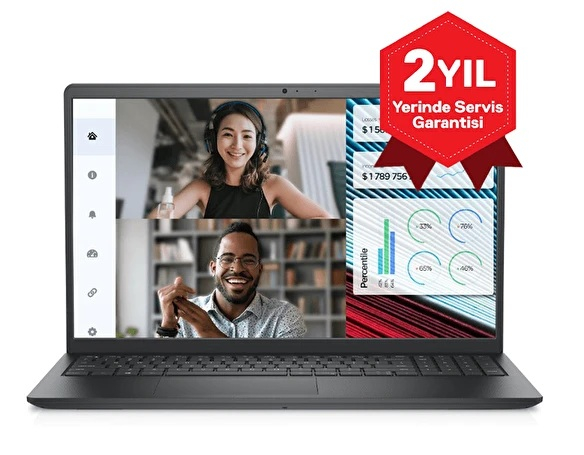Dell Vostro 3520 N1608PVNB3520U i7-1255U 16 GB 512 GB SSD Iris Xe Graphics 15.6″ Full HD Notebook