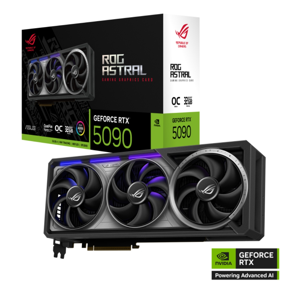 ASUS ROG Astral GeForce RTX 5090 32GB OC Edition ROG-ASTRAL-RTX5090-O32G-GAMING GDDR7 512Bit Gaming (Oyuncu) Ekran Kartı