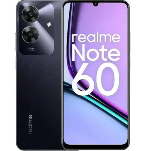Realme Note 60 128GB 4GB RAM Siyah Cep Telefonu-Realme Türkiye Garantili