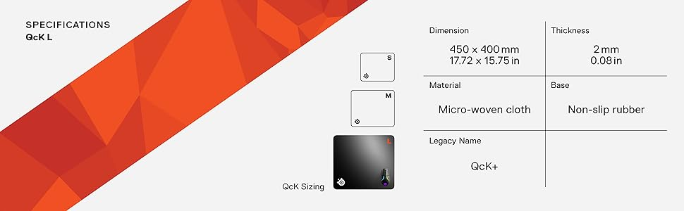Steelseries Qck+ Oyun Mousepad