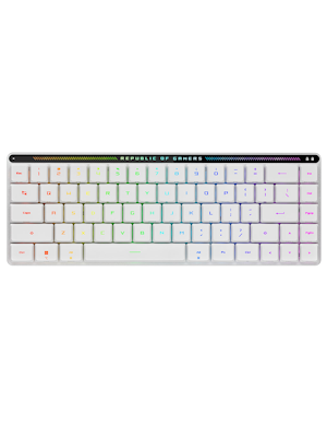 ASUS ROG Falchion RX Low Profile Red Switch RGB Kablosuz TR Mekanik Beyaz Gaming Klavye