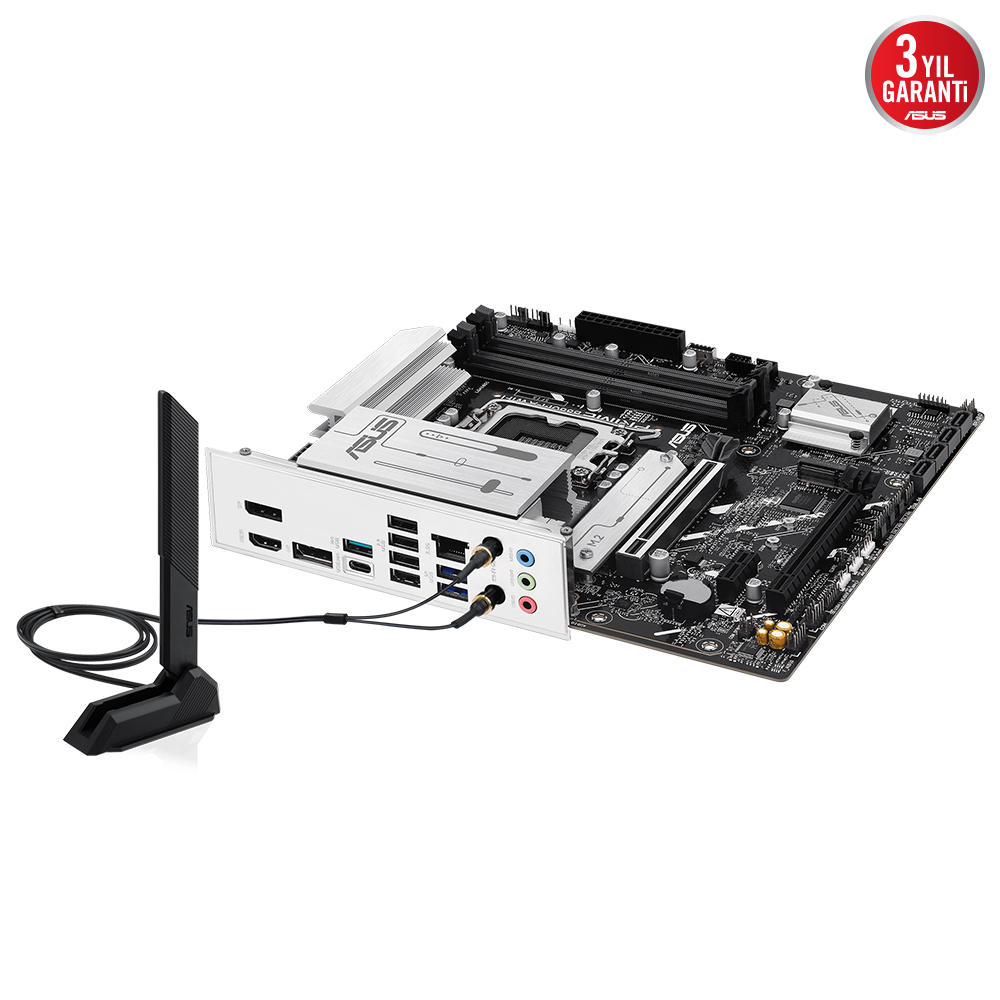 ASUS PRIME B860M-A WiFi Soket 1851 DDR5 8666MHz mATX Gaming (Oyuncu) Anakart