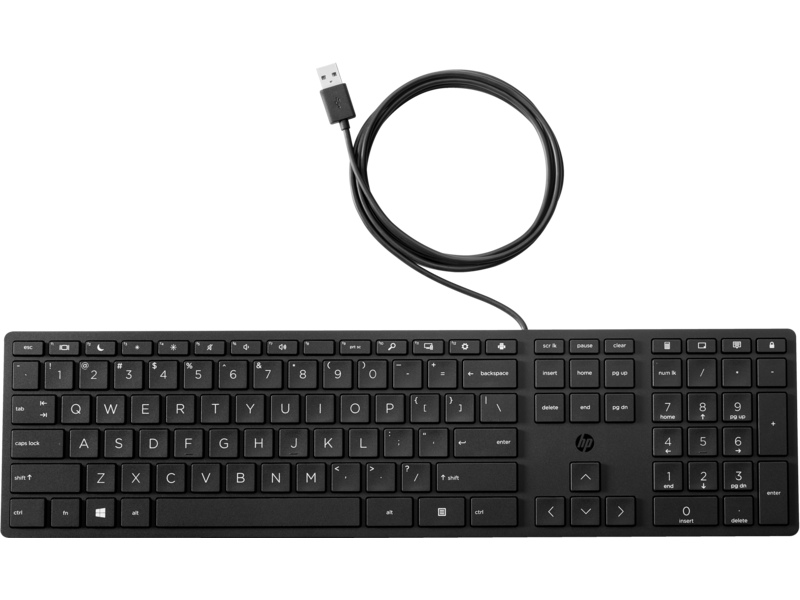 HP 9SR37AA 320K Siyah Kablolu Klavye
