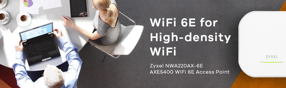 Zyxel NWA220AX-6E WiFi 6 Dual Band PoE Access Point 
