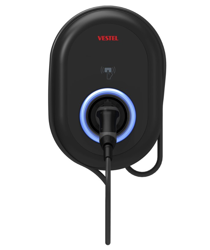 Vestel EVC04 22 kW Kablolu Elektrikli Araç Şarj İstasyonu