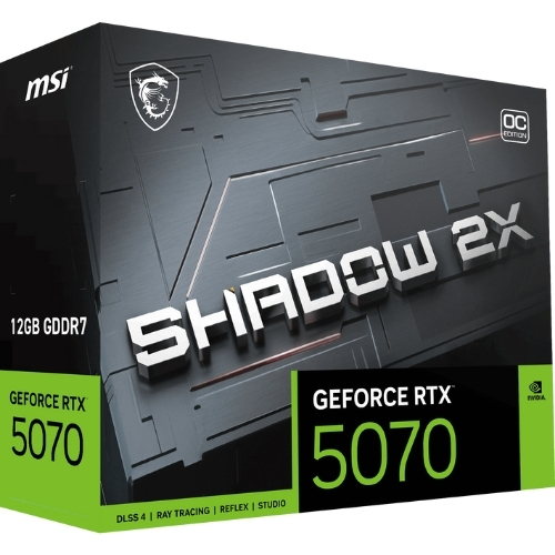 MSI GeForce RTX 5070 12GB Shadow 2X OC GDRR7 192Bit DX12 Gaming (Oyuncu) Ekran Kartı