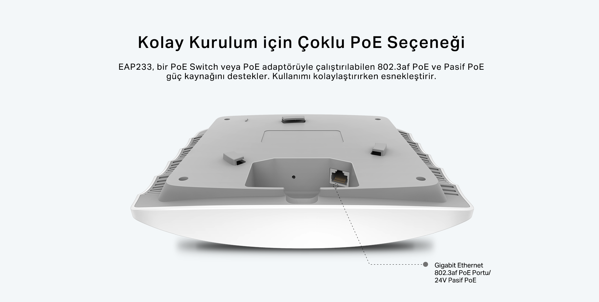 TP-Link EAP223 Kablosuz MU-MIMO Gigabit Tavan Tipi Access Point