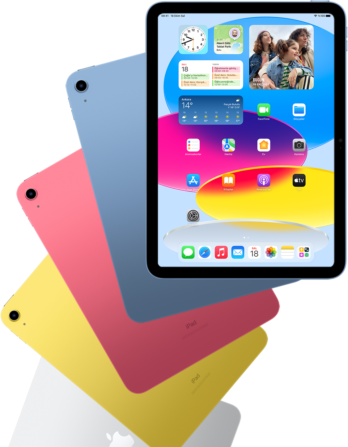 Apple iPad 10. Nesil 10.9″ Wİ-Fİ 64GB Mavi MCM84TU/A Tablet 