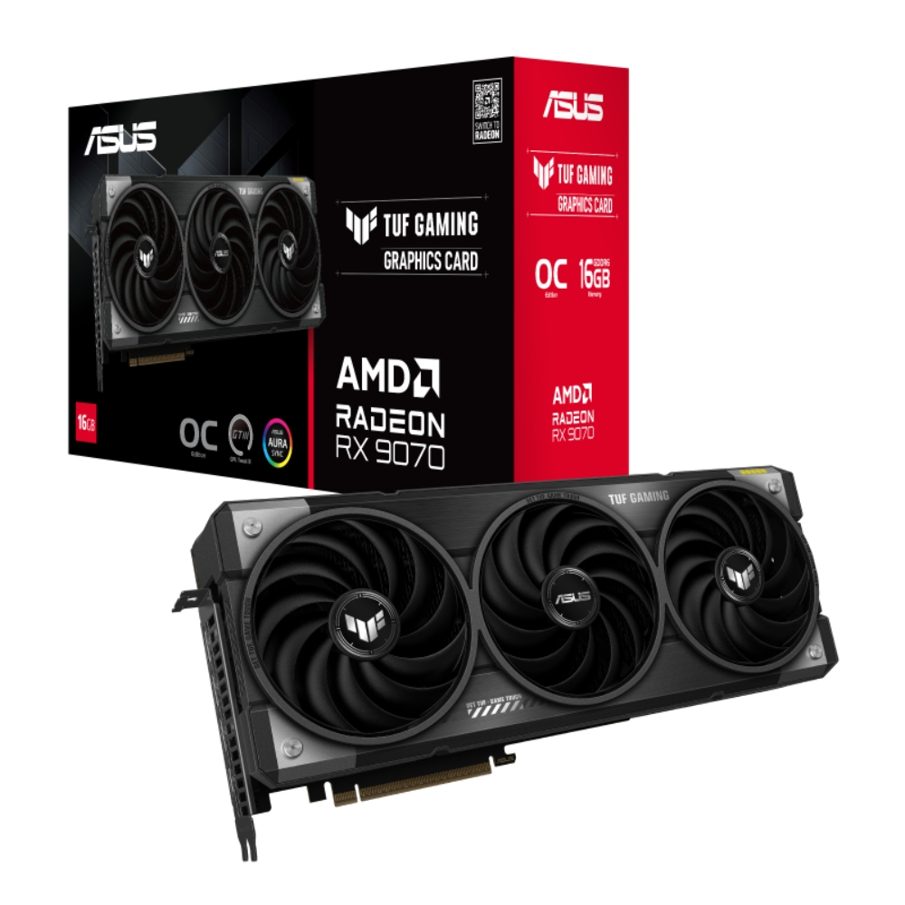 ASUS TUF Gaming Radeon RX 9070 16GB TUF-RX9070-O16G-GAMING GDDR6 256Bit DX12 Gaming (Oyuncu) Ekran Kartı