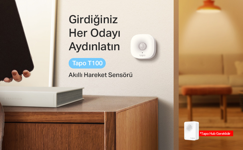 TP-Link Tapo T100 Akıllı Hareket Sensörü