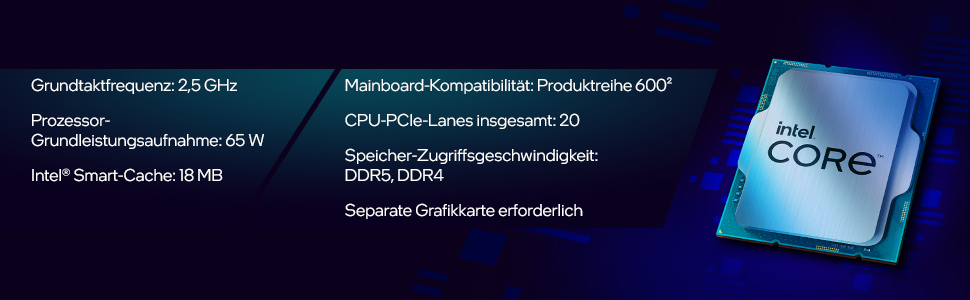 Intel Core i5-12400F 2.50GHz (Max 4.4GHz) LGA 1700 Tray İşlemci