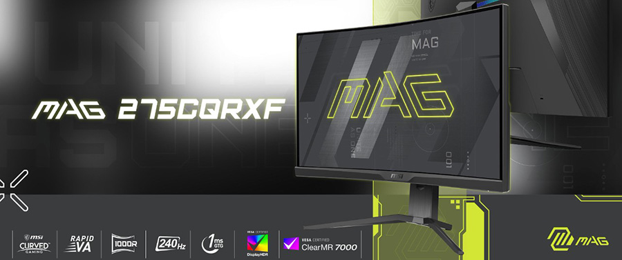 MSI MAG  275CQRXF 27″ Gaming Monitör