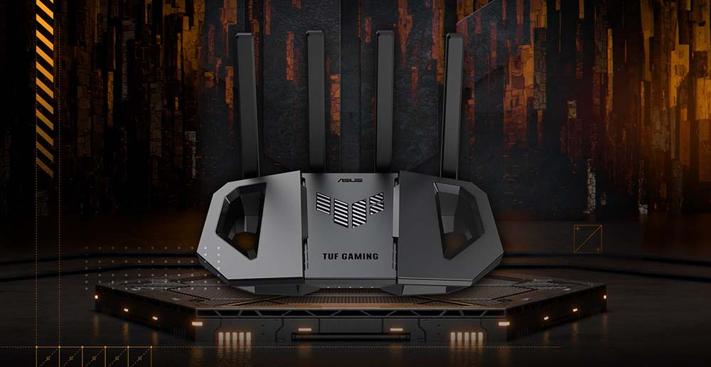 ASUS TUF-BE3600 BE3600 WiFi 7 Dual-Band Gaming Extendable Router