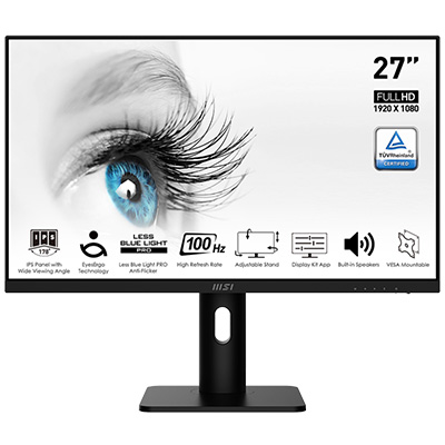 MSI Pro MP273AP 27″ 1920x1080 IPS 100Hz 1ms Anti-Glare  Monitör