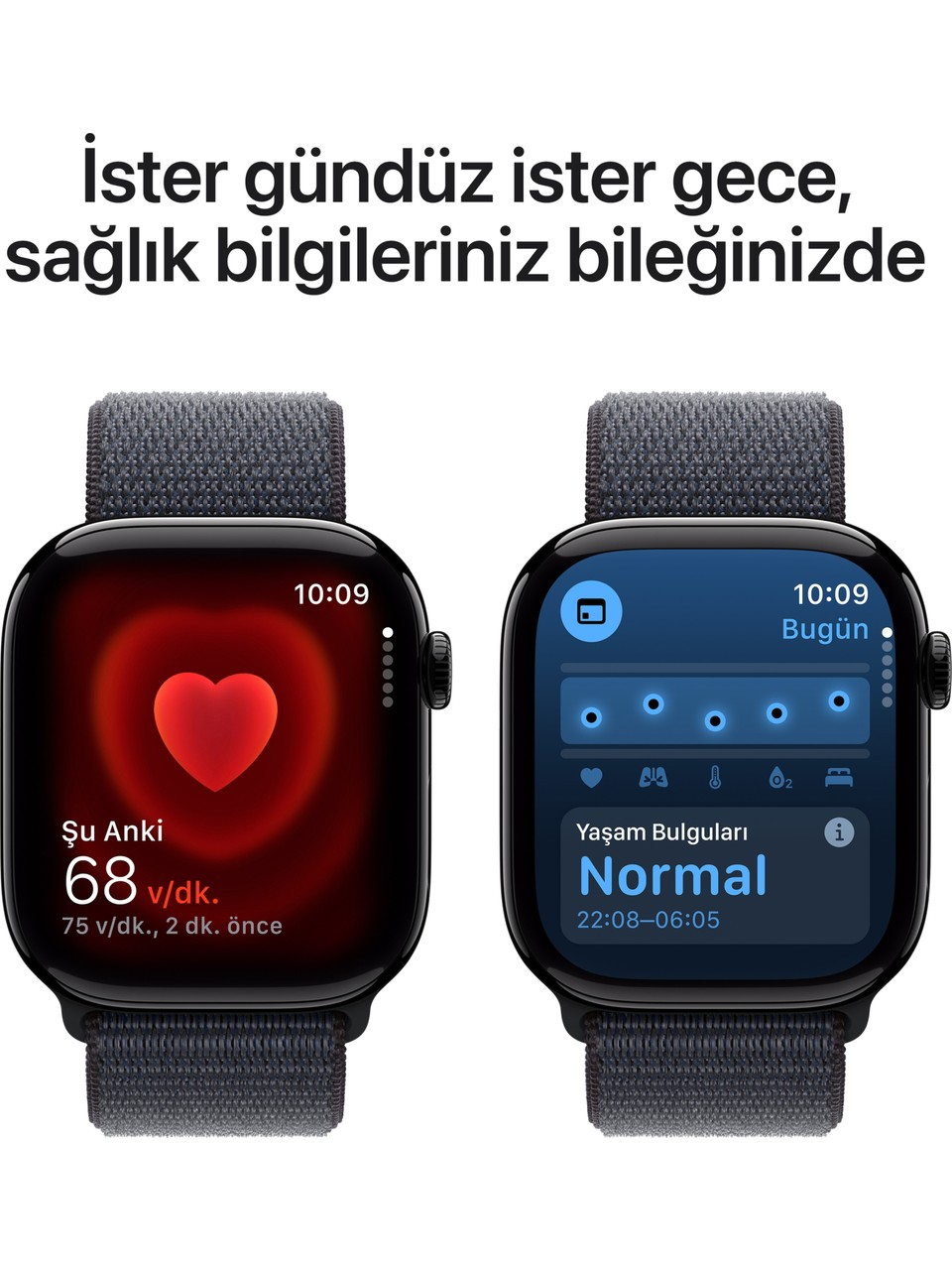 Apple Watch Series 10 GPS 46 mm Siyah Rengi Alüminyum Kasa Akıllı Saat -MWWR3TU/A
