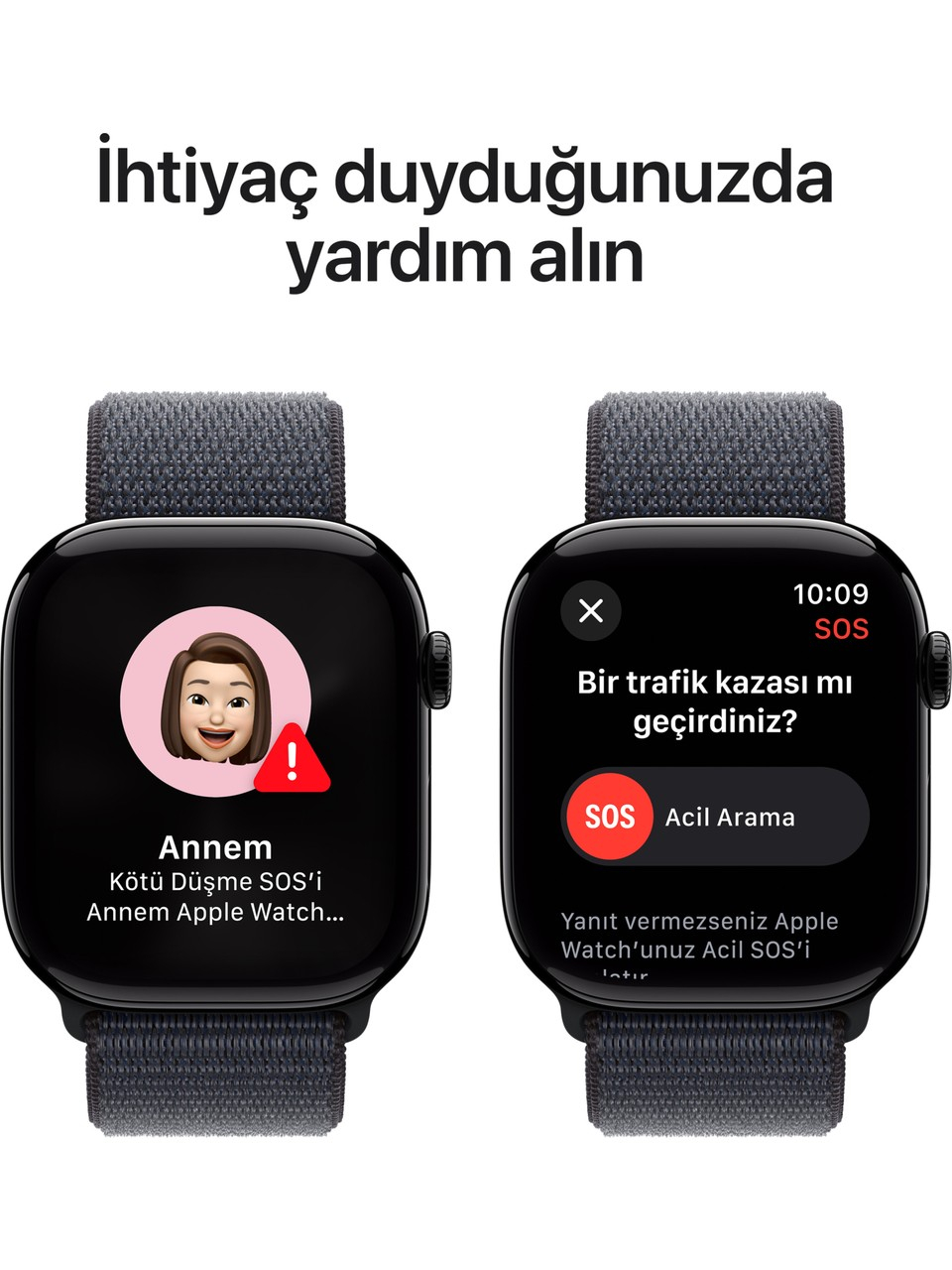 Apple Watch Series 10 GPS 46 mm Siyah Rengi Alüminyum Kasa Akıllı Saat -MWWR3TU/A