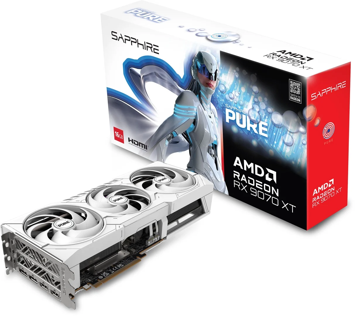 Sapphire Pure AMD Radeon RX 9070 XT 11348-02-20G 16GB GDDR6 256Bit Gaming OC (Oyuncu) Ekran Kartı