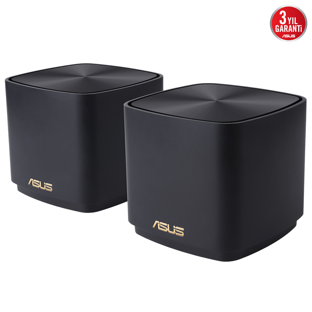ASUS ZenWiFi XD4 Plus AX1800 Çift Bantlı Mesh Sistemi (Siyah,ikili Paket) 