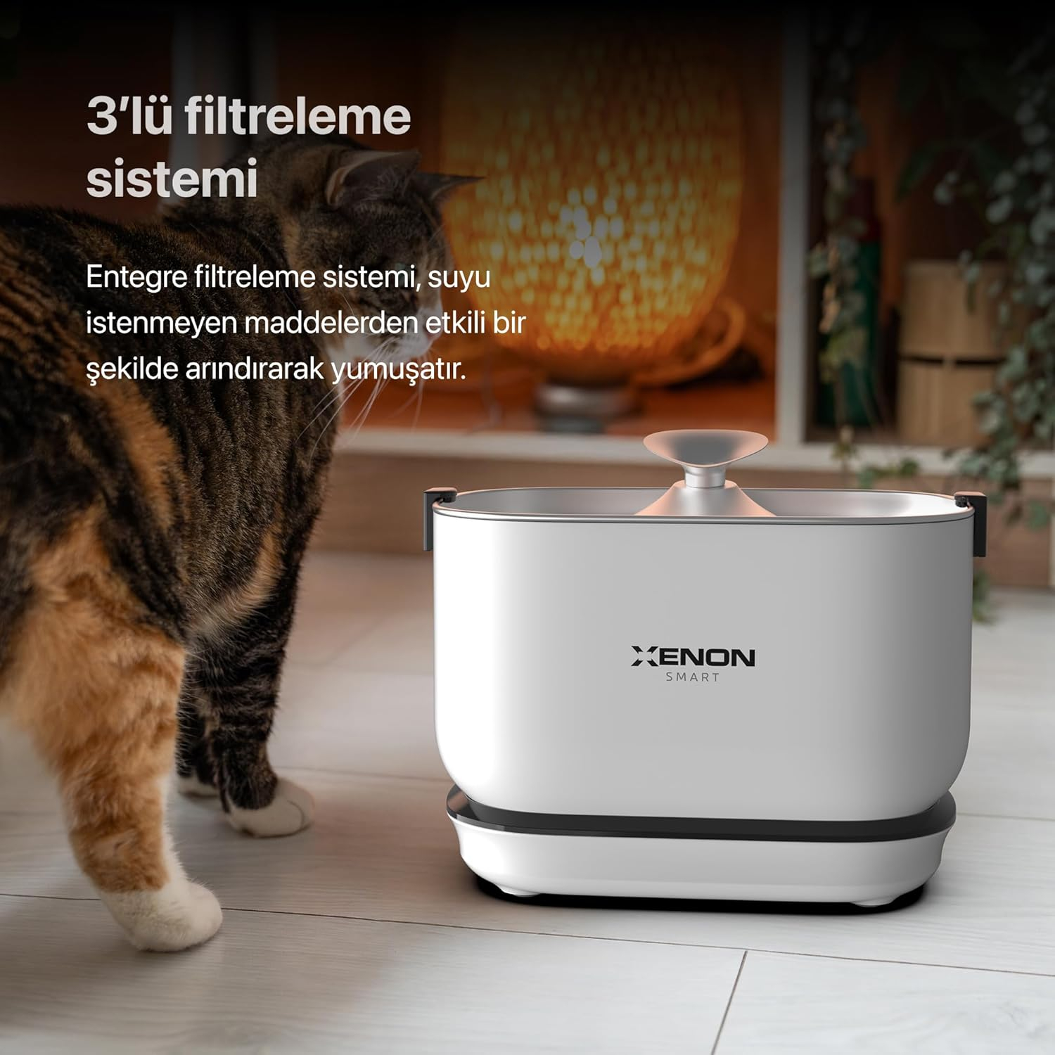 Xenon Smart X8652 Bataryalı Çelik Su Pınarı