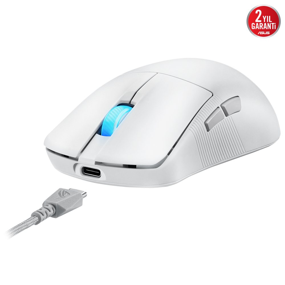 ASUS ROG Harpe Ace Mini Kablosuz Beyaz Gaming (Oyuncu) Mouse