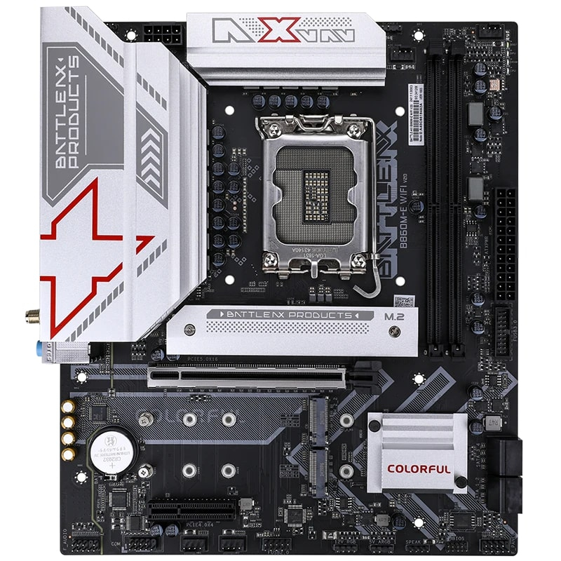 COLORFUL BATTLE-AX B860M-E WIFI V20 DDR5 7600MHz mATX Gaming (Oyuncu) Anakart 