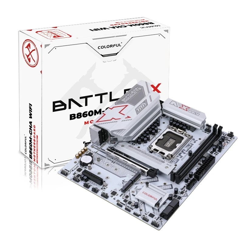 COLORFUL BATTLE-AX B860M-GHA WIFI V20 DDR5 7600MHz mATX Gaming (Oyuncu) Anakart