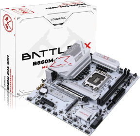 COLORFUL BATTLE-AX B860M-GHA WIFI V20 DDR5 7600MHz mATX Gaming (Oyuncu) Anakart