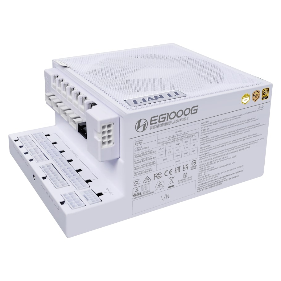Lian Li Edge1000 Beyaz 1000W 80+ Gold ATX Power Supply