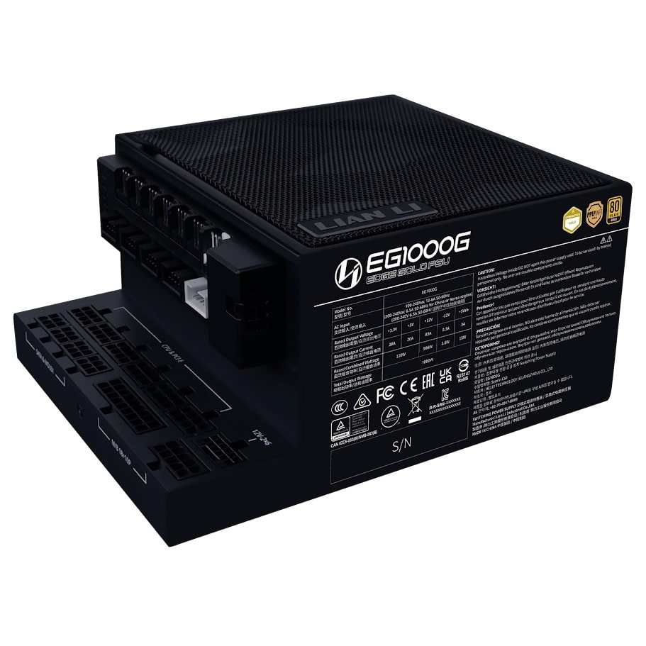 Lian Li Edge1000 Siyah 1000W 80+ Gold ATX Power Supply