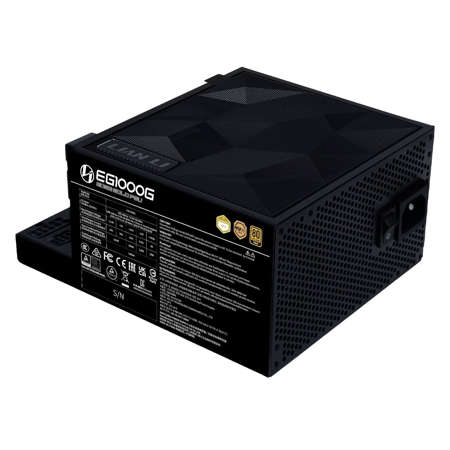 Lian Li Edge1000 Siyah 1000W 80+ Gold ATX Power Supply
