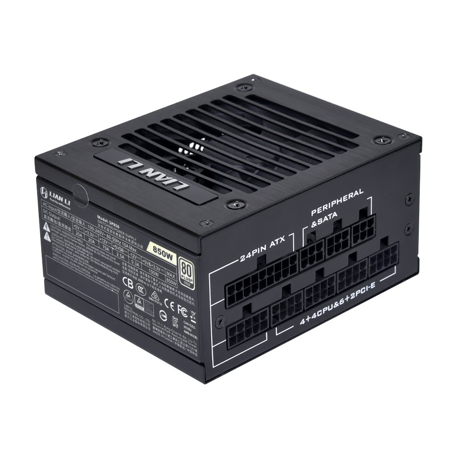 Lian Li SP850 850W SFX 80+ Gold 92mm Full Modüler Power Supply (G89.SP850B.01EU)